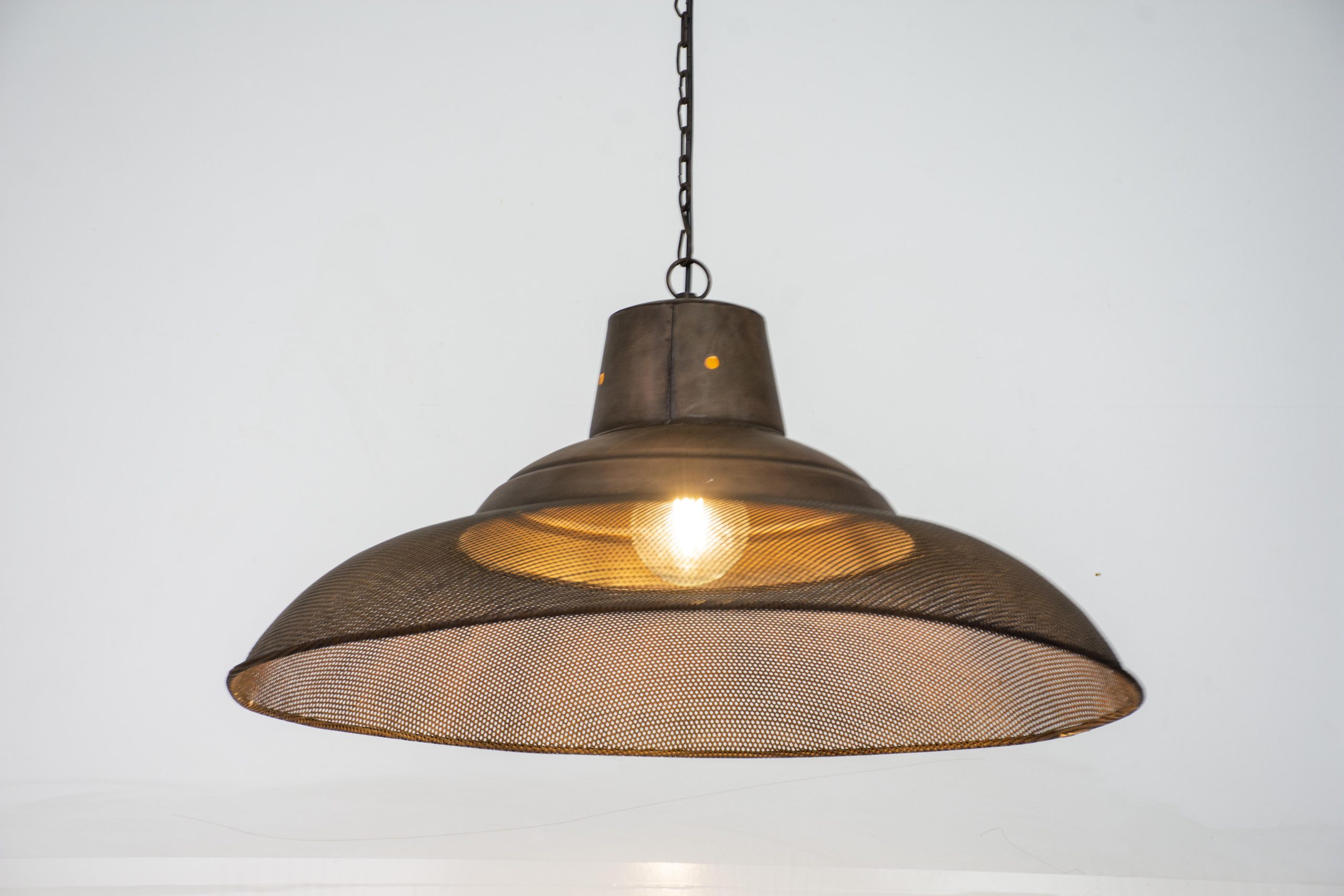 MARADIVA - PENDANT LIGHT METAL ANTIC BROWN D 72 X H 31 CM