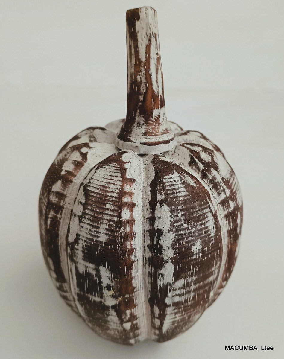 FRUIT PUMPKIN BIG NATURAL WASH WOOD