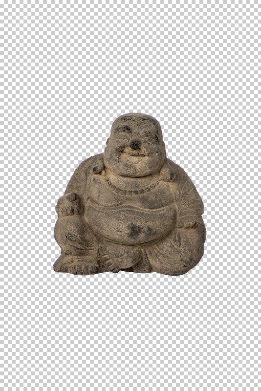 MILANA - BUDHA HAPPY STONE STATUE 20 CM