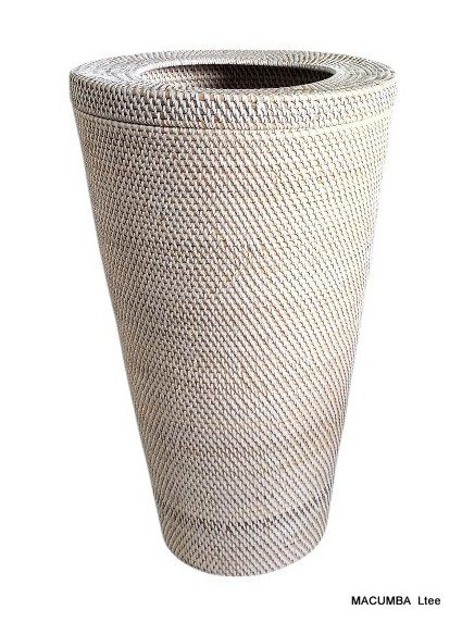 CARVI - LAUNDRY BASKET RATTAN WITH ONE HOLE D42XH68