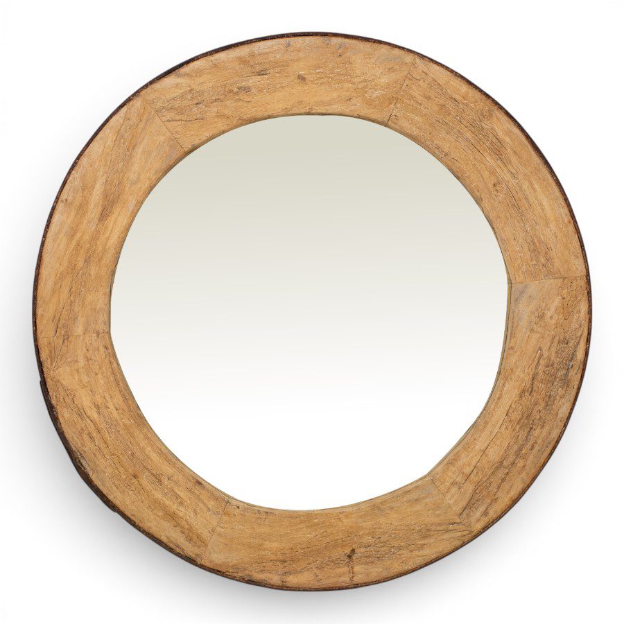 AHMEDABAD - MIRROR FRAME ROUND WOOD D110