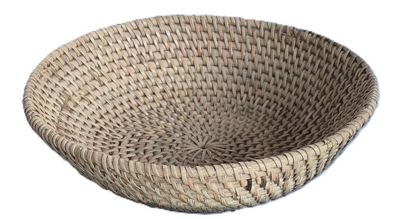 BURNET - BASKET RATTAN ROUND NATURAL D24XH8