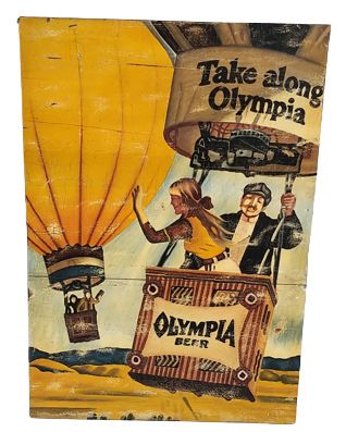 VENETIA - PANEL WOOD PAINTED BALLOON 70 X 100 CM