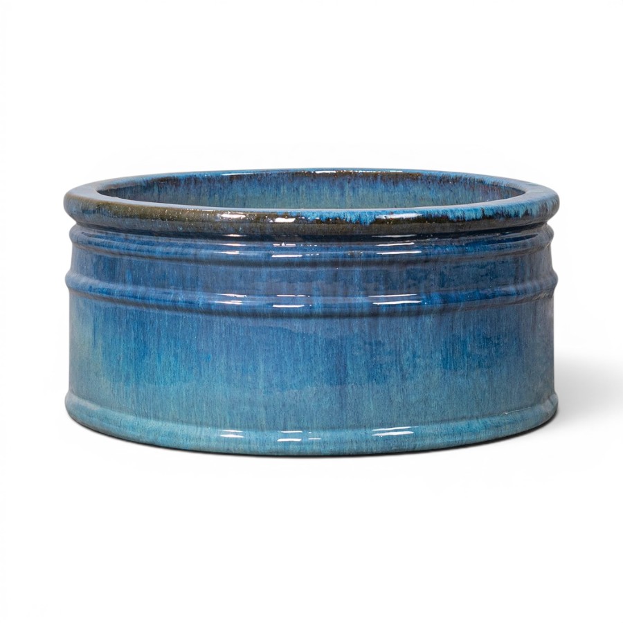 PLANTER DESNA GLAZED FALLINGGREEN SMALL D42H20