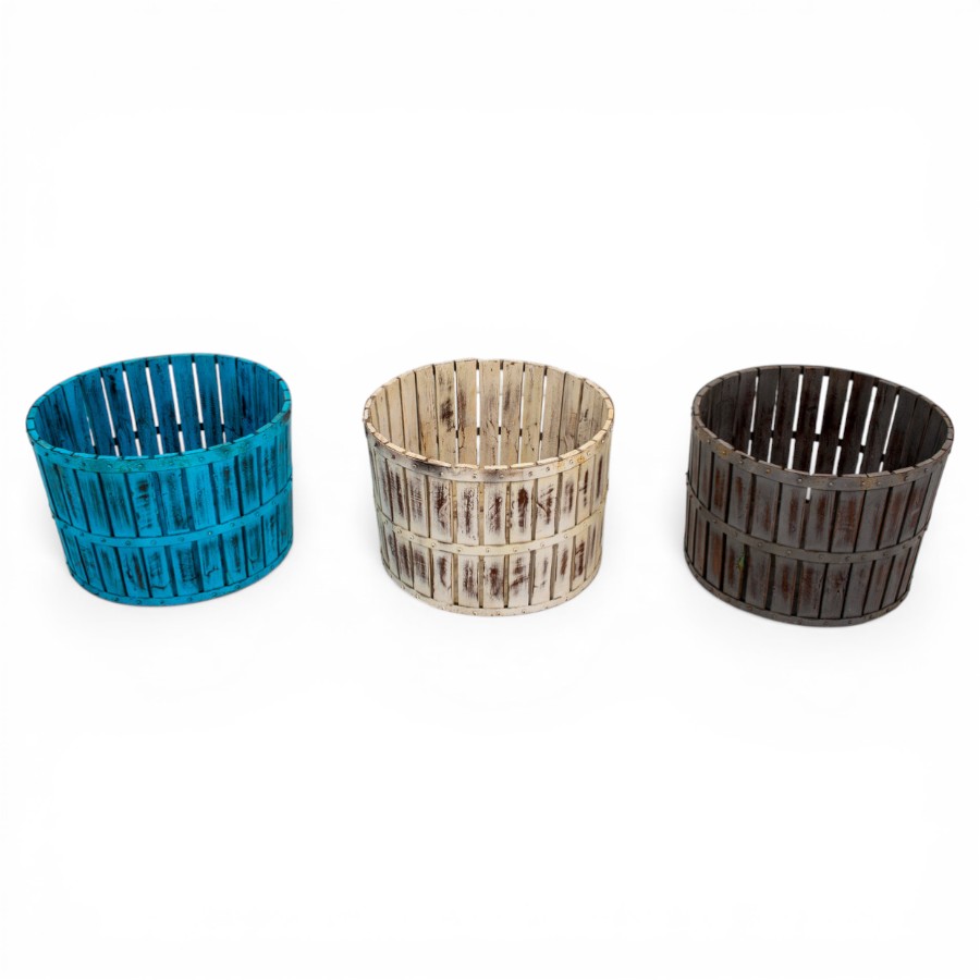 ARIES - PLANTER WOOD BIG D 46 X H 32 CM