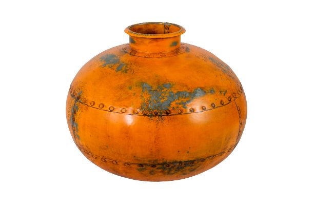 ALGAE - POT WATER COLOURED ORANGE D35 X H27 CM