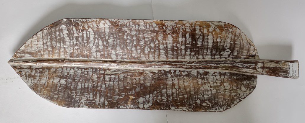 BANANA LEAF NATURAL WOOD 80