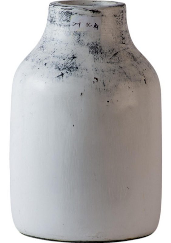 FLORIE - POT TERRACOTTA BURNT WHITE H30