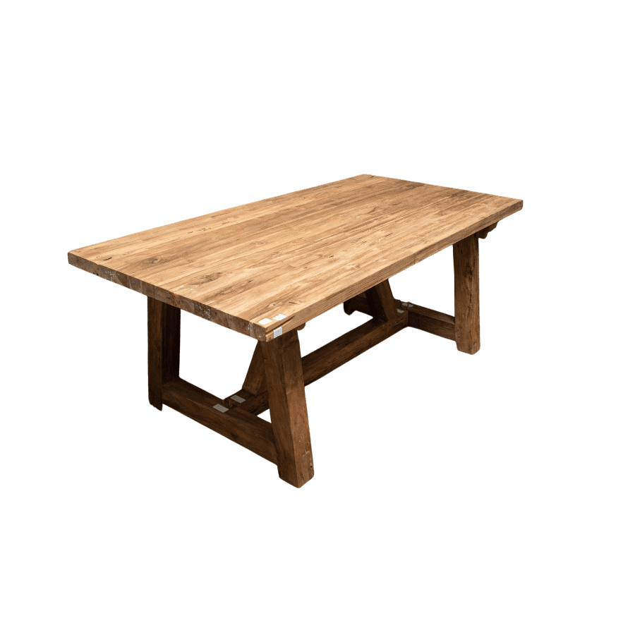 CHORA - DINING TABLE RUSTIC RECYCLE TEAK 200X100XH78