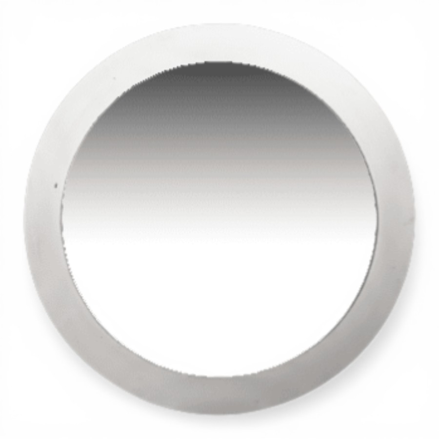 BURA - MIRROR FRAME ROUND WHITE MEDIUM D 30 CM