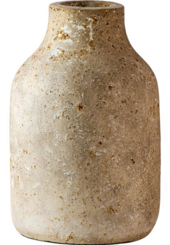 FLORIE - POT TERRACOTTA BURNT CREAM H30