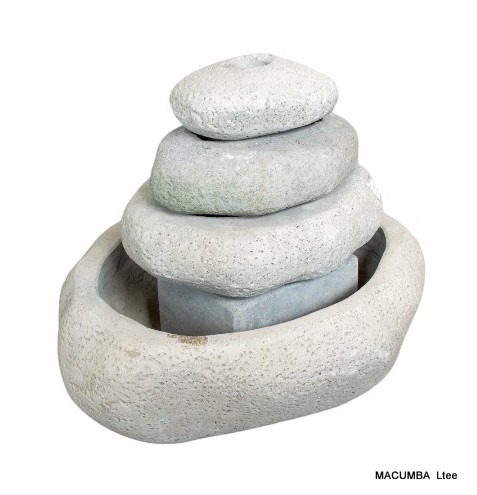 FOUNTAIN CEMENT & PEBBLES 55 X 45 X 45 WITH PUMP