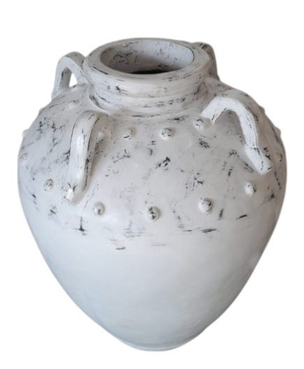 MINA - POT TERRACOTTA CREAM D60XH78