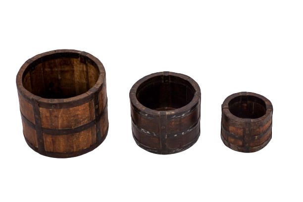 RAJESH - PLANTER  WOOD SET OF 3