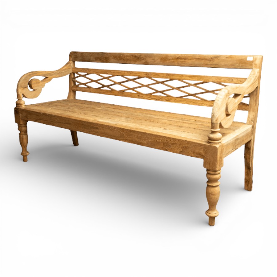 ZACK - BENCH JARO RECYCLE TEAK 180X62XH88