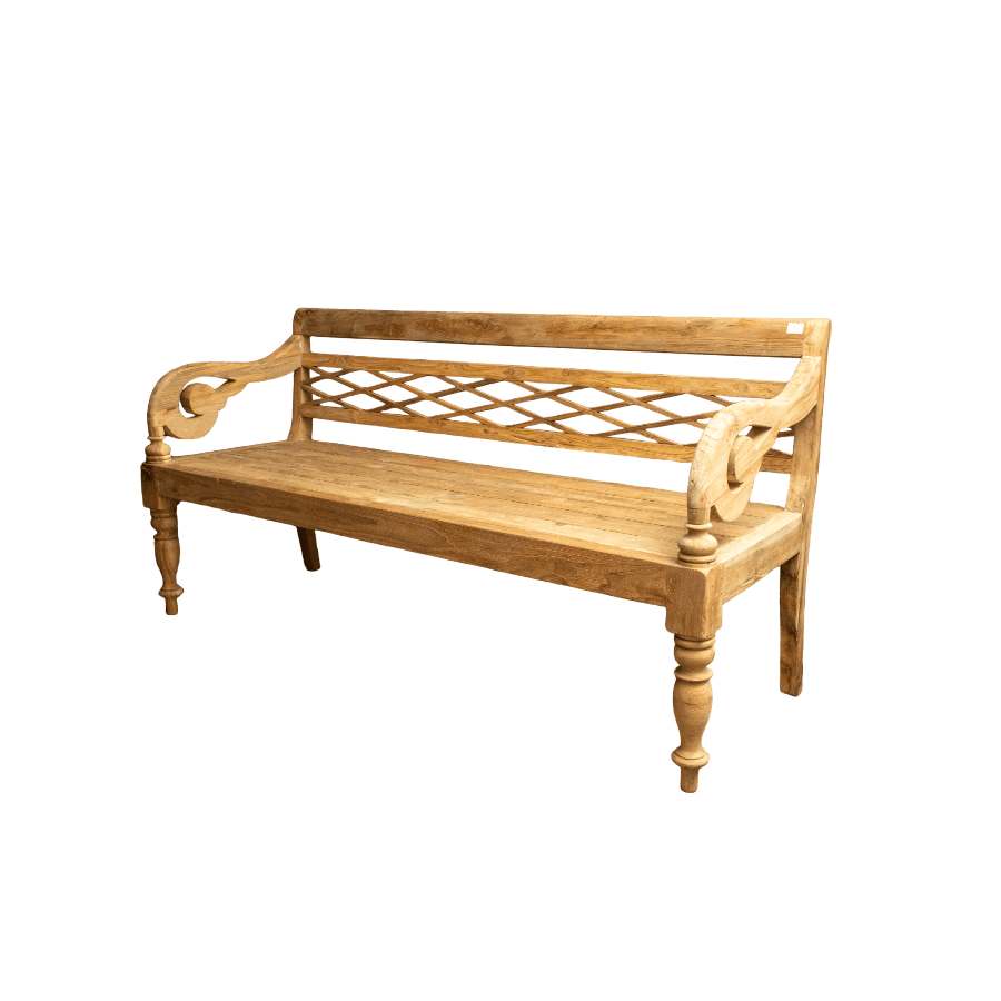 ZACK - BENCH JARO RECYCLE TEAK 180X62XH88