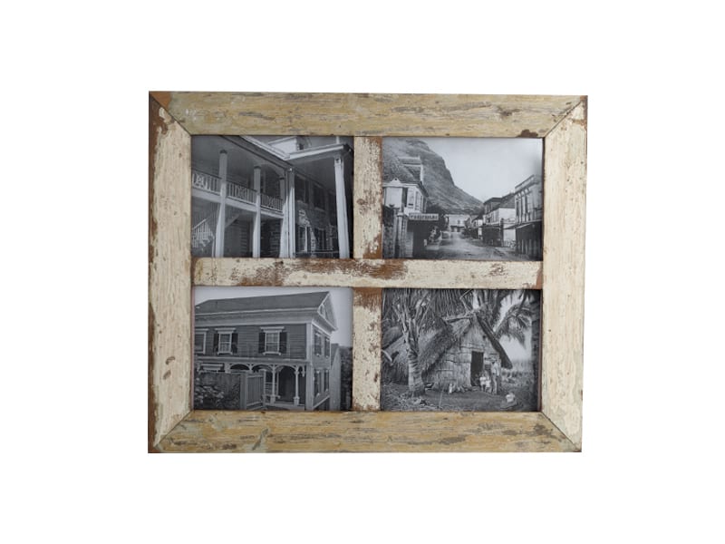 AQUARIUS - PICTURE FRAME SCRAP WOOD SET OF 4 LARGE 60 X 50