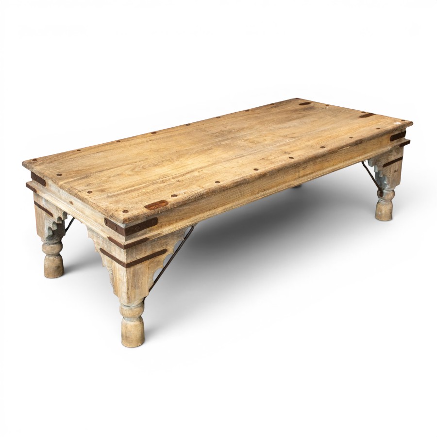 COFFEE TABLE WOOD BLEACH 175 X 78 X H55