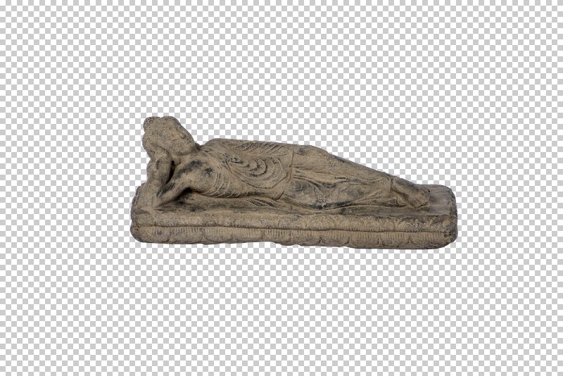 LEON - SLEEPING BUDHA STONE STATUE 40 CM