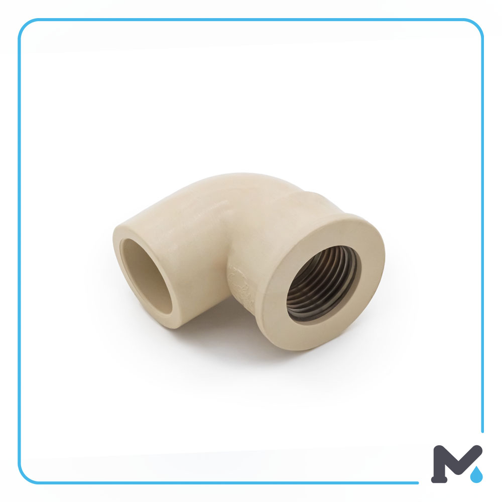 cPVC GIFV ELBOW WITH BRASS INSERT [20mm x 1/2