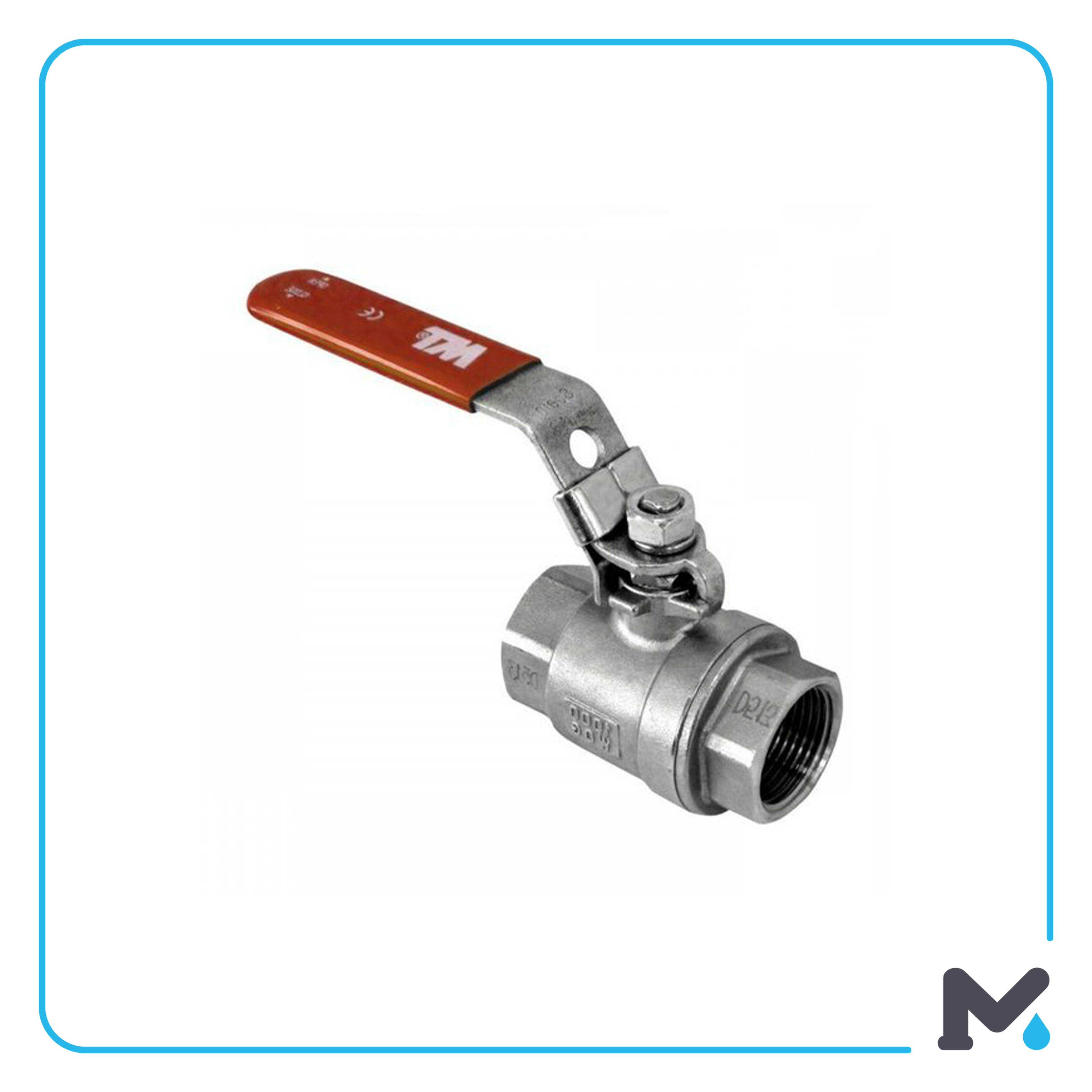 FF BALL VALVE SS316 63BAR 180° MT