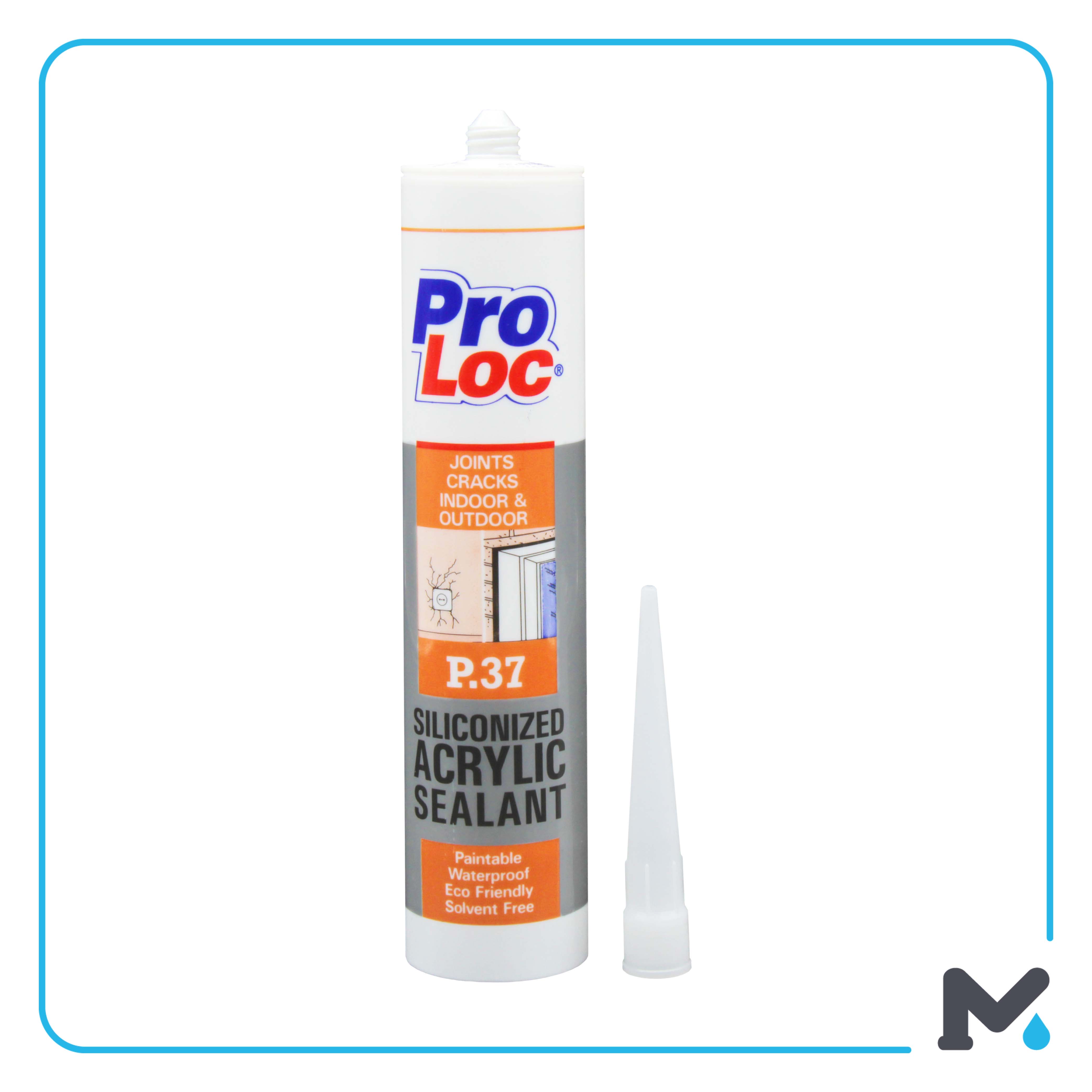 ACRYLIC SILICON WHITE [PROLOC 500gm] [300ml]