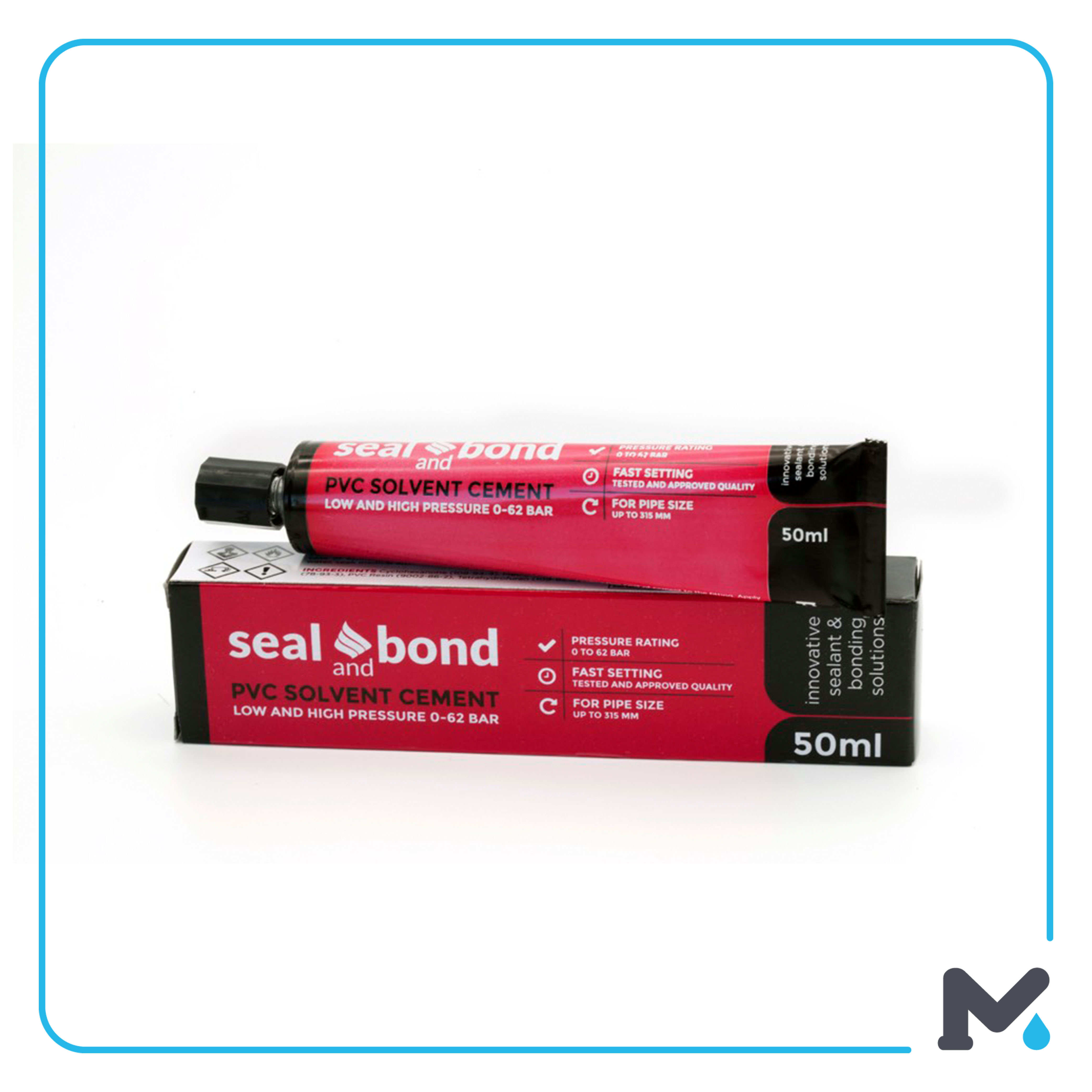 PVC CEMENT GLUE TUBES SEAL & BOND
