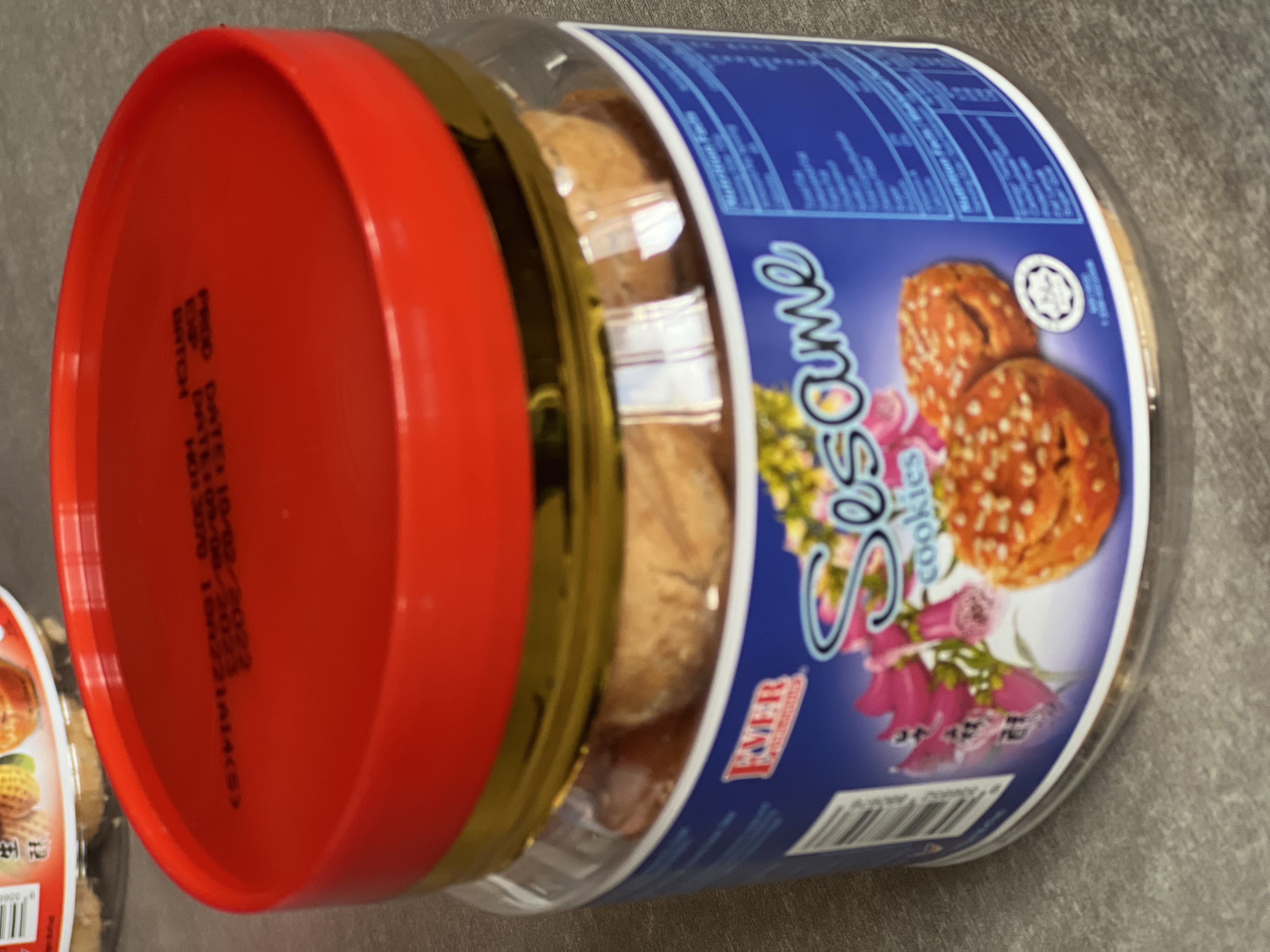 EVER DELICIOUS - SESAME COOKIES JAR - 240G