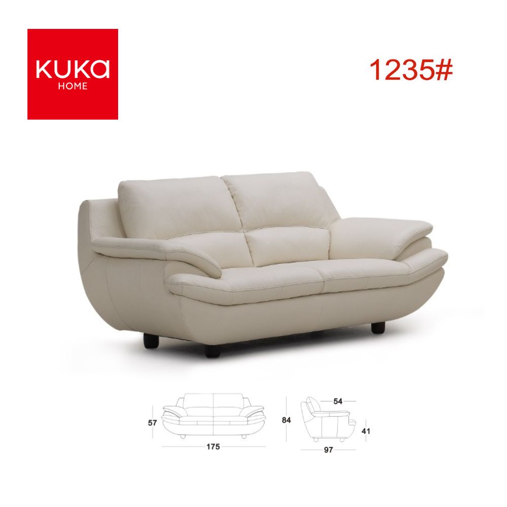 Nairobi Full Leather 2 seater- Taupe