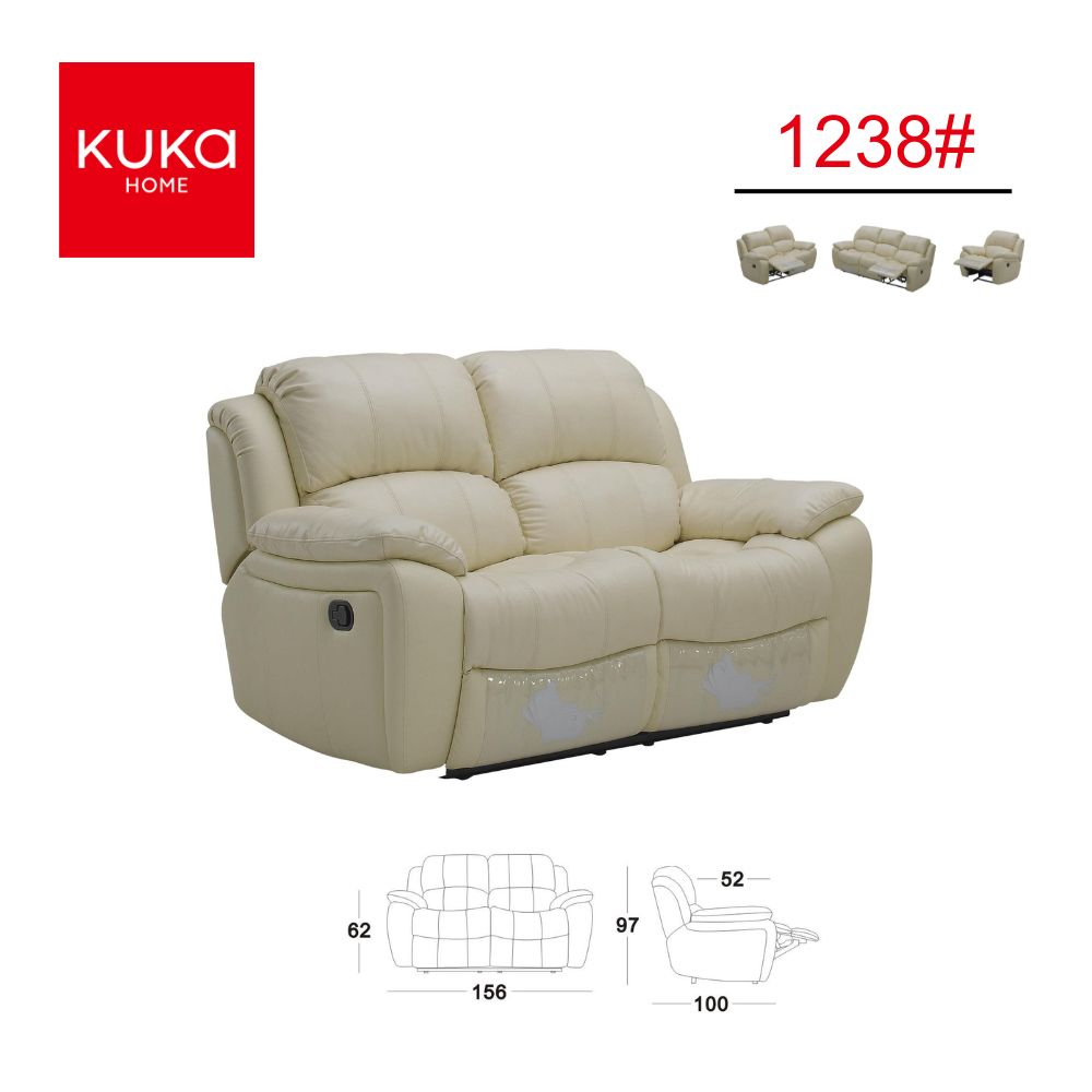 Arizona Full Leather 2 Seater Electric Motion Recliner