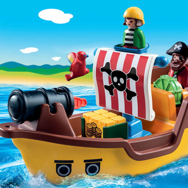 9118 - Bateau de pirates Playmobil 1.2.3