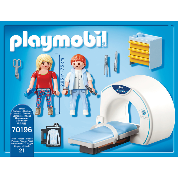 Clinique équipée - Playmobil L'hôpital - 70191 - Figurines et mondes  imaginaires - Jeux d'imagination