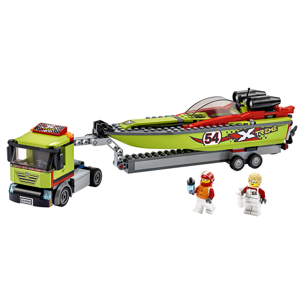 60254 - LEGO® City  le transport du bateau de course
