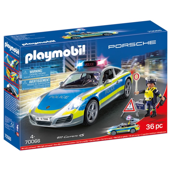 70066 - Playmobil Porsche - Porsche 911 Carrera 4S police