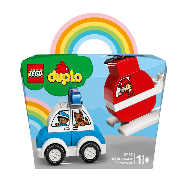 Lot de lego duplo (maison, centre équestre, aéroport et train + plaque) -  LEGO DUPLO