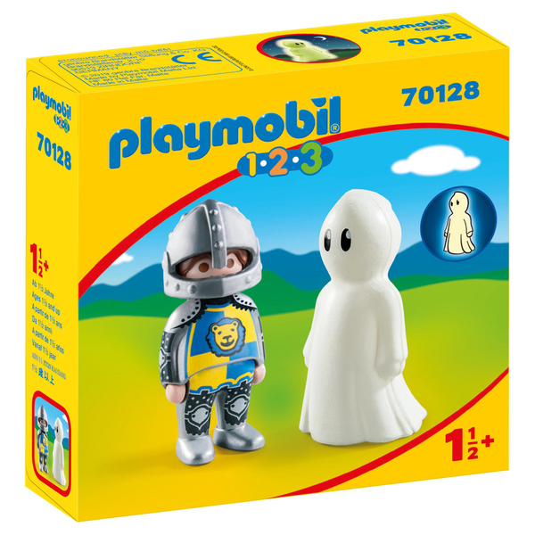 70128 - Playmobil 1.2.3 Chevalier et fantôme