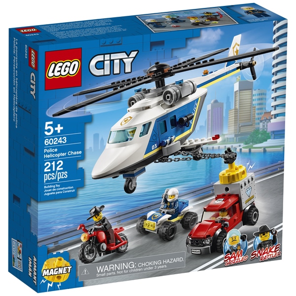 60243 - LEGO® City la poursuite en hélicoptère de la police