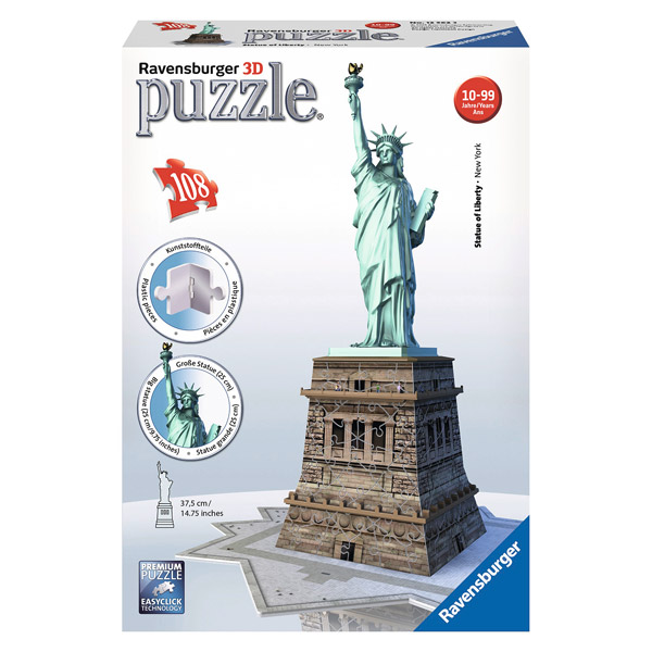 Puzzle 3D Statue de la liberté 108 pièces