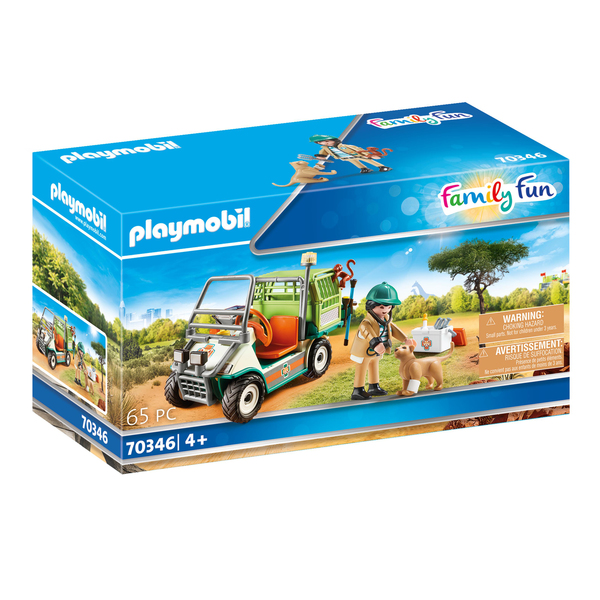 70346 - Playmobil Family Fun - Vétérinaire et véhicule tout terrain