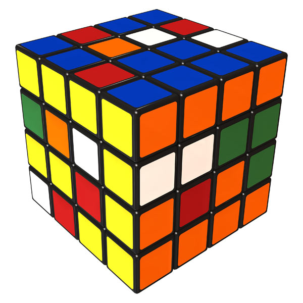 Rubik's cube 4 x 4 Advanced rotation