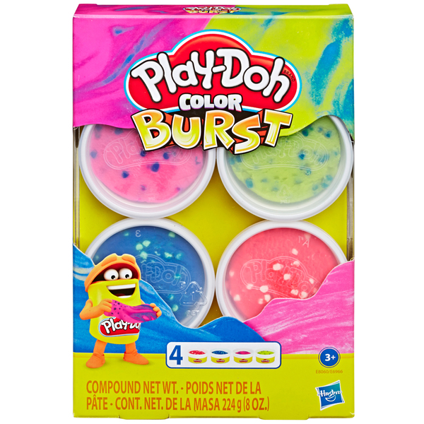 Play Doh - 4 pots Explosion de couleurs