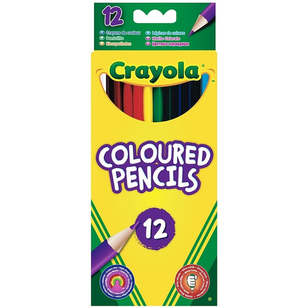 12 Crayons de Couleurs