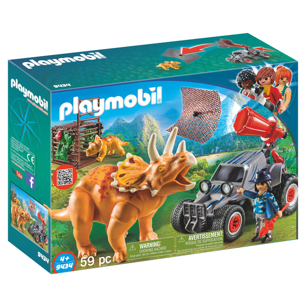 9434 - Playmobil bandit avec tricératops