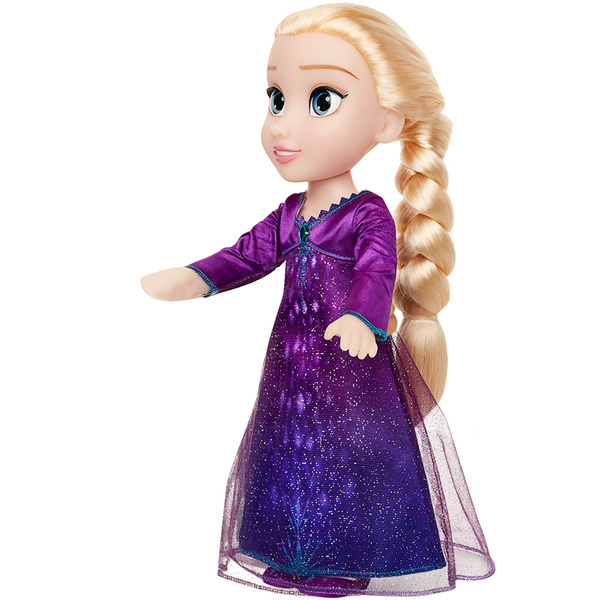 Poupée chantante Elsa 38 cm en robe violette La Reine des Neiges 2
