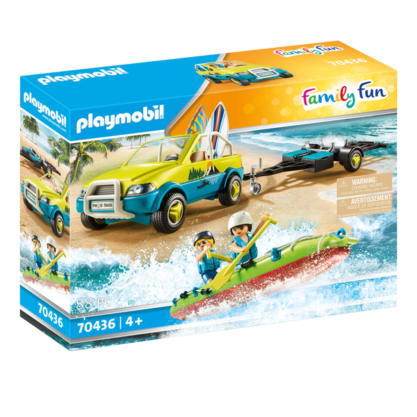 70436 - Playmobil Family Fun - Voiture avec canoë
