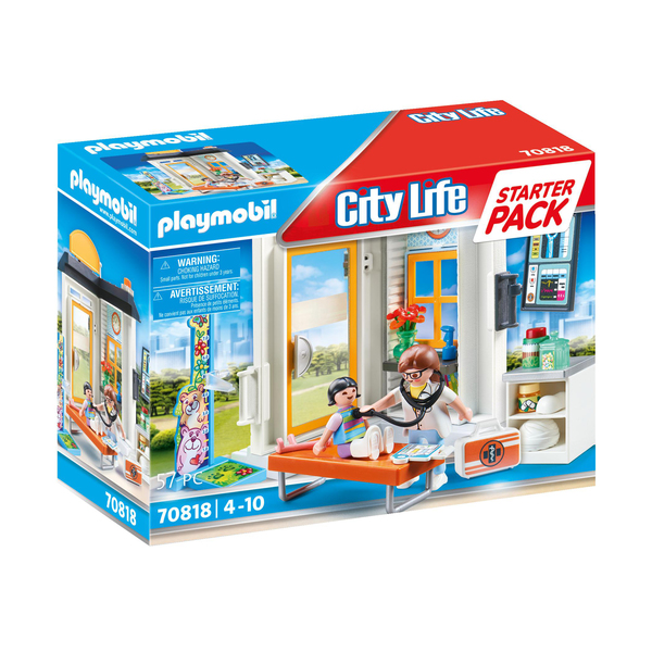 70818 - Playmobil City Life - Starter Pack Cabinet de pédiatre