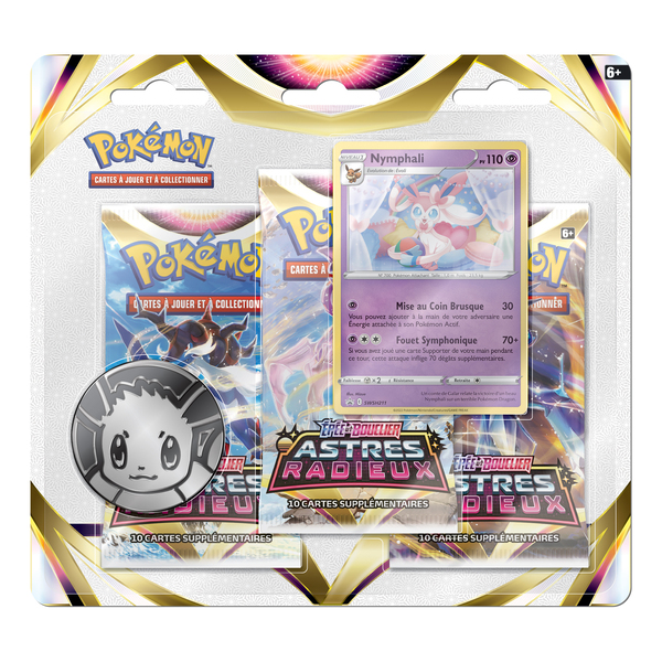 Pack 3 boosters Pokémon Astres Radieux