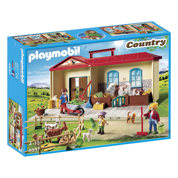 4897-Ferme transportable-Playmobil Country