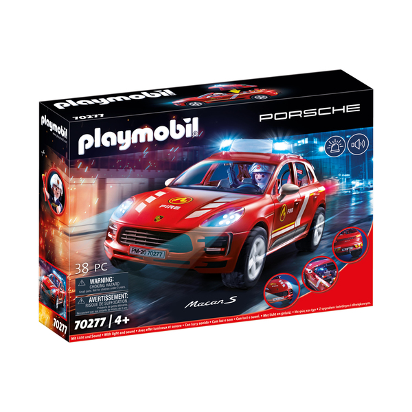 70277 - Playmobil Porsche - Porsche Macan S et pompier