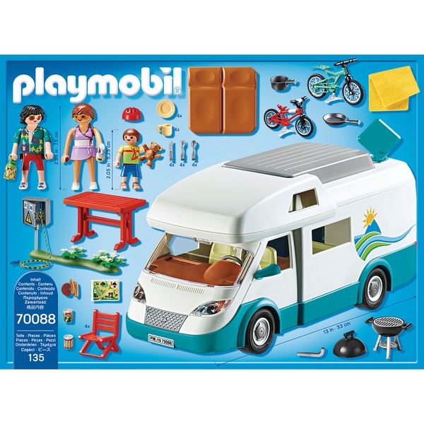 70088 - Playmobil Family Fun - Famille et camping-car Playmobil : King  Jouet, Playmobil Playmobil - Jeux d'imitation & Mondes imaginaires